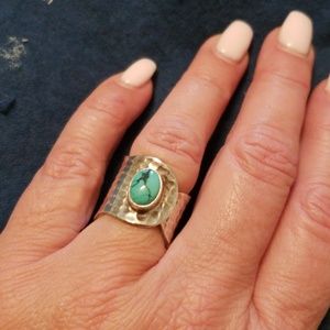 Sterling ring with turquoise